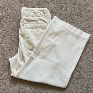 Maeve Colette Pants Corduroy Wide Leg Preppy Minimalist Cottage Capsule Sz 33‎